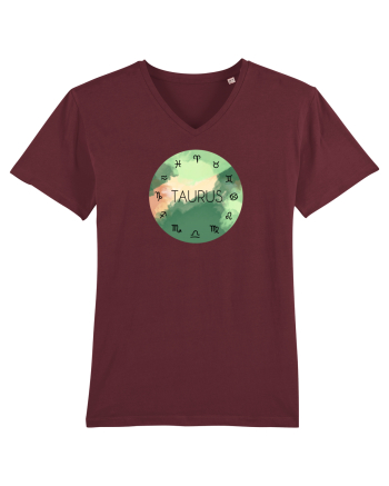 Taurus Astrological Sign/TAUR/Zodiac Burgundy