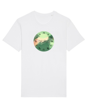 Taurus Astrological Sign/TAUR/Zodiac White