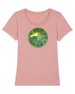 Virgo Astrological Sign/FECIOARA/Zodiac Tricou mânecă scurtă guler larg fitted Damă Expresser