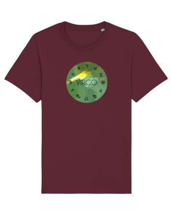 Virgo Astrological Sign/FECIOARA/Zodiac Burgundy