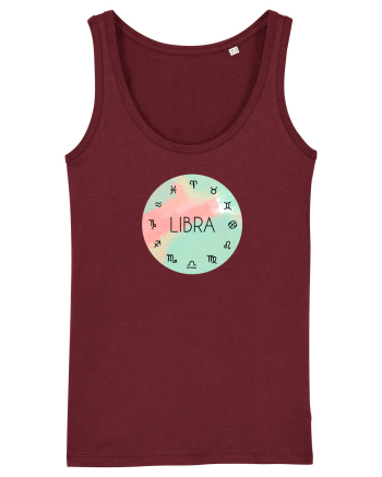 Libra Astrological Sign/BALANTA/Zodiac Burgundy