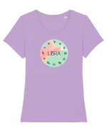 Libra Astrological Sign/BALANTA/Zodiac Tricou mânecă scurtă guler larg fitted Damă Expresser