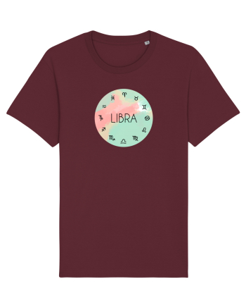 Libra Astrological Sign/BALANTA/Zodiac Burgundy