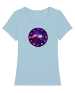 Scorpio Astrological Sign/SCORPION/Zodiac Tricou mânecă scurtă guler larg fitted Damă Expresser
