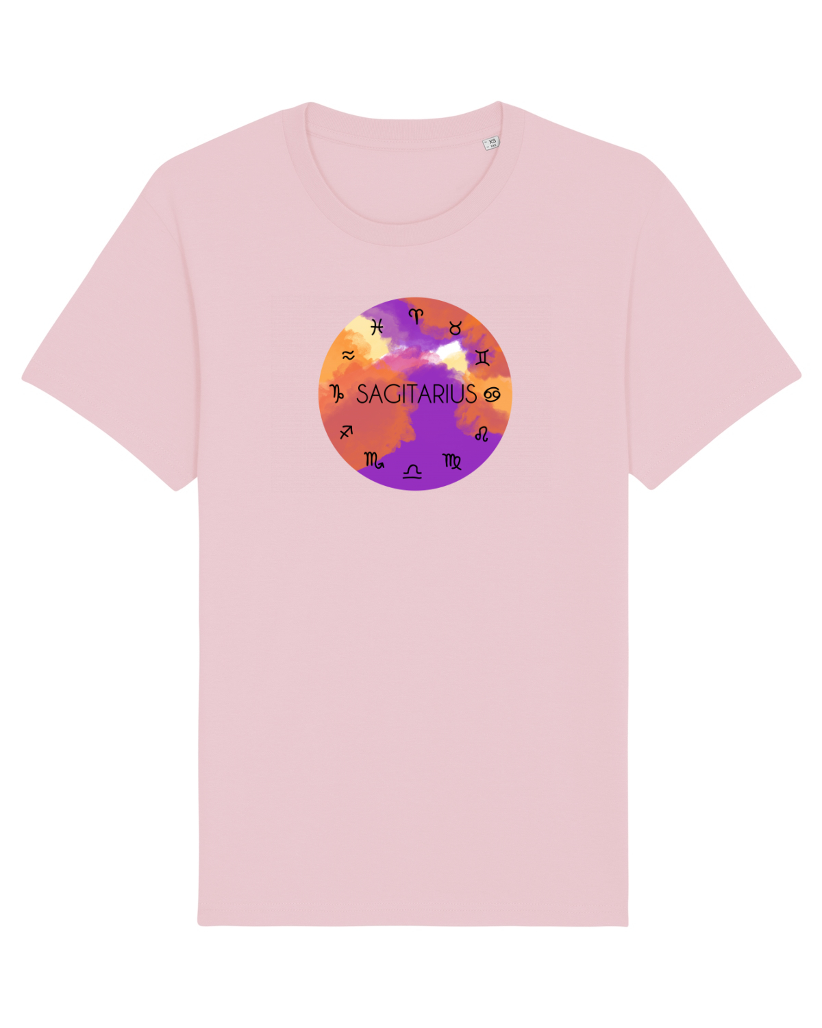 Tricou mânecă scurtă Unisex Rocker Cotton Pink