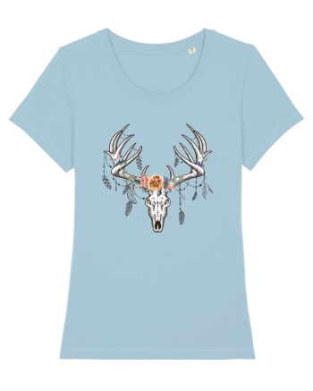 Craniu Cerb Floral Sky Blue