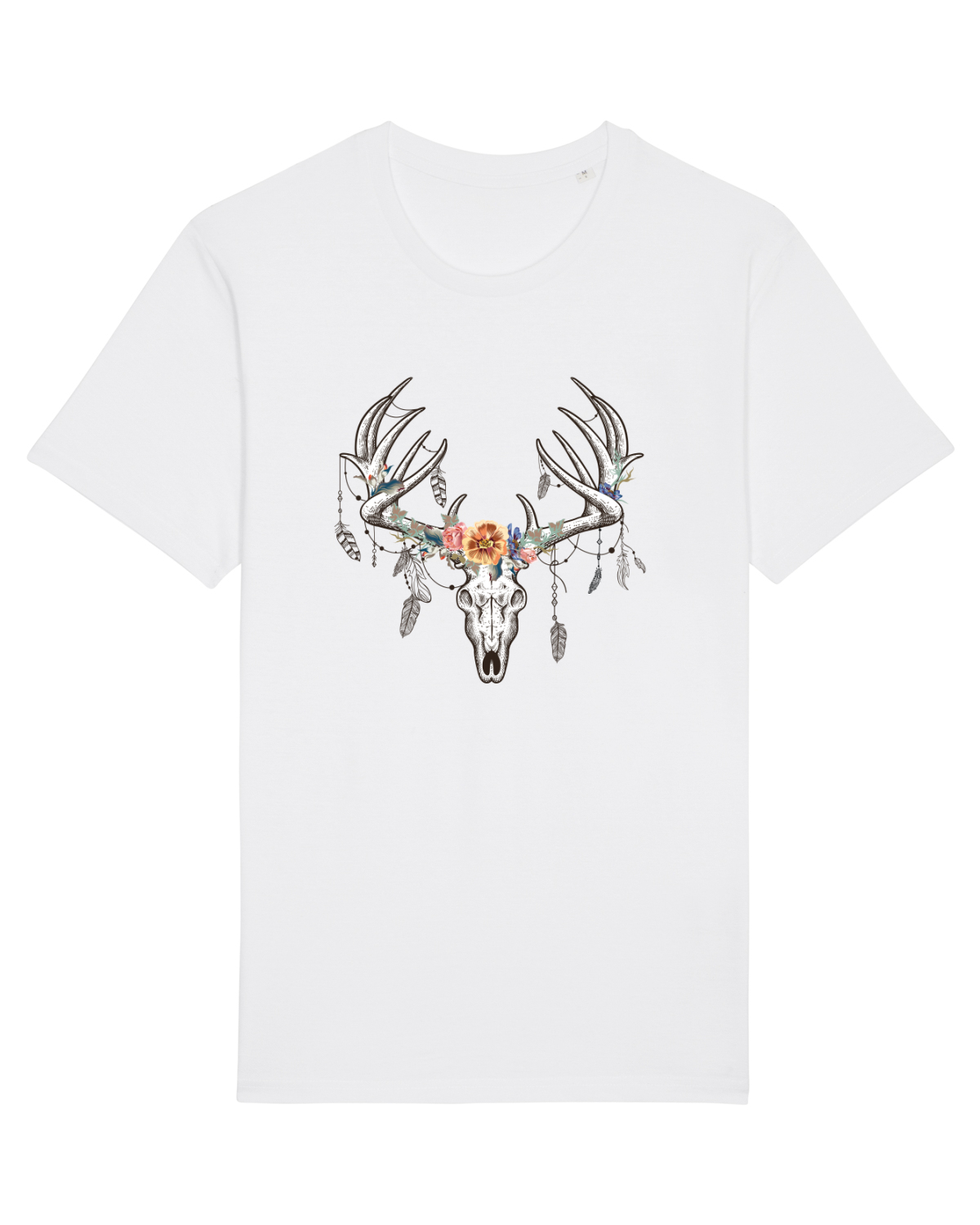 Tricou mânecă scurtă Unisex Rocker White