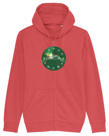 Capricorn Astrological Sign/COPRICORN/Zodiac Carmine Red