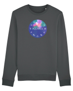 Aquarius Astrological Sign/AQUARIUS/Zodiac Bluză mânecă lungă Unisex Rise