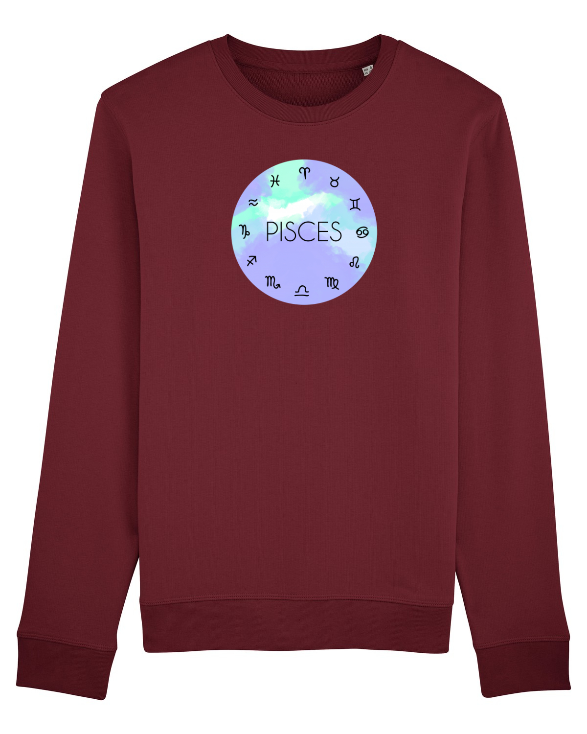 Bluză mânecă lungă Unisex Rise Burgundy