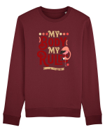 Corpul meu, regulile mele, cu flamingo Bluză mânecă lungă Unisex Rise