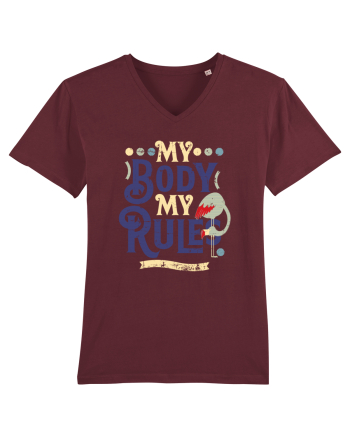 Corpul meu, regulile mele, vintage cu flamingo Burgundy