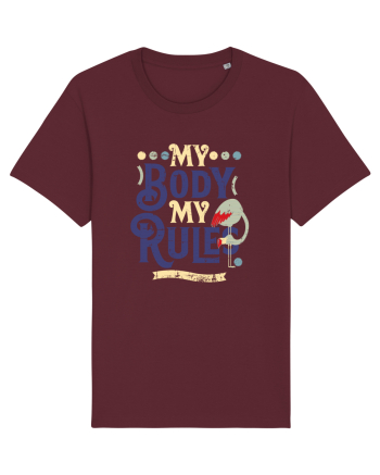 Corpul meu, regulile mele, vintage cu flamingo Burgundy