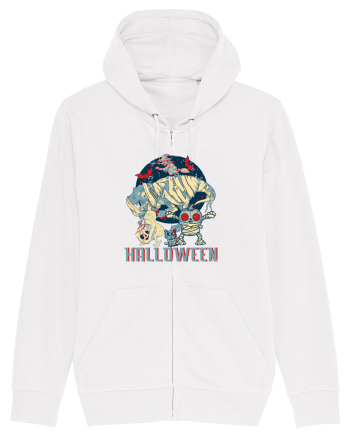 De Halloween vintage cu dinozauri, pisici si mumii si vrajitoare White