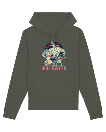 De Halloween vintage cu dinozauri, pisici si mumii si vrajitoare Khaki