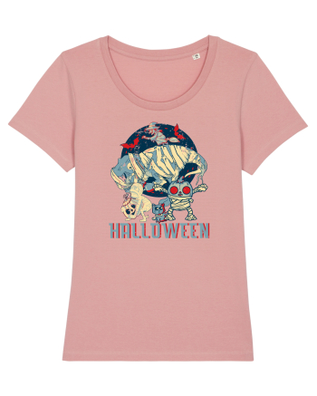 De Halloween vintage cu dinozauri, pisici si mumii si vrajitoare Canyon Pink