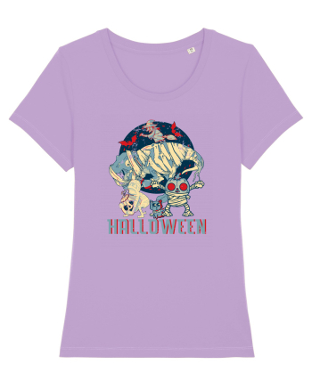 De Halloween vintage cu dinozauri, pisici si mumii si vrajitoare Lavender Dawn