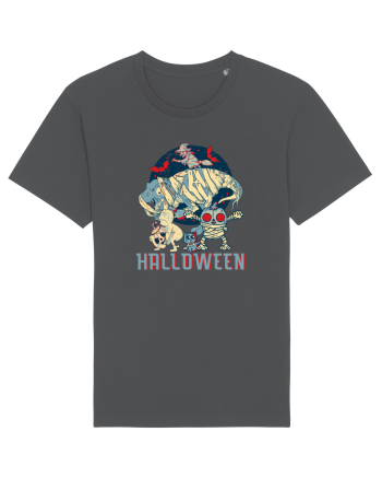 De Halloween vintage cu dinozauri, pisici si mumii si vrajitoare Anthracite