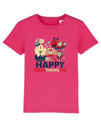 Halloween Thanksgiving si Craciunul. Design retro 3 in 1 Raspberry