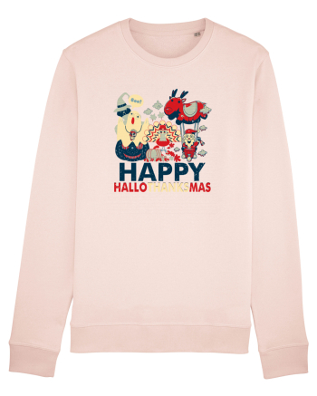 Halloween Thanksgiving si Craciunul. Design retro 3 in 1 Candy Pink