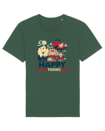 Halloween Thanksgiving si Craciunul. Design retro 3 in 1 Tricou mânecă scurtă Unisex Rocker