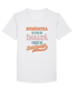 Fii bun! Tricou mânecă scurtă guler larg Bărbat Skater