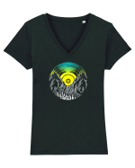 dancing mountains Tricou mânecă scurtă guler V Damă Evoker