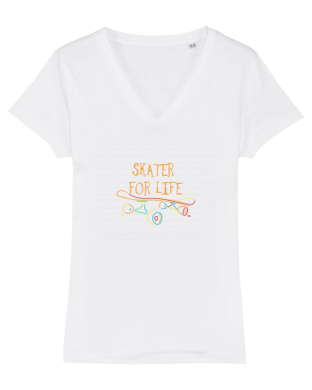 Skater For Life White