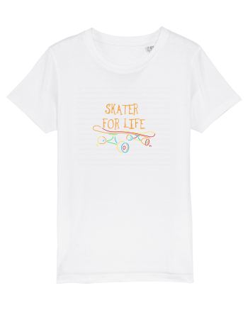 Skater For Life White