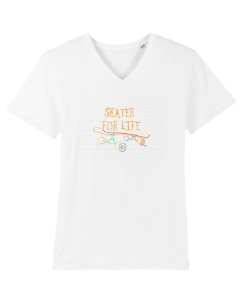 Skater For Life White