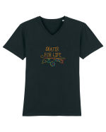 Skater For Life Tricou mânecă scurtă guler V Bărbat Presenter