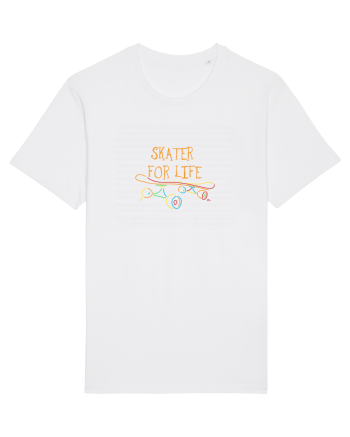 Skater For Life White