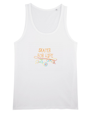 Skater For Life White