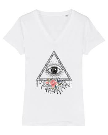 Ochi Floral Piramida White