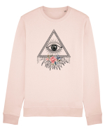 Ochi Floral Piramida Bluză mânecă lungă Unisex Rise