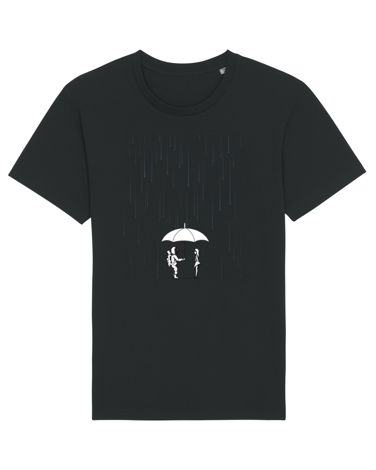 Tricou mânecă scurtă Unisex Rocker Black