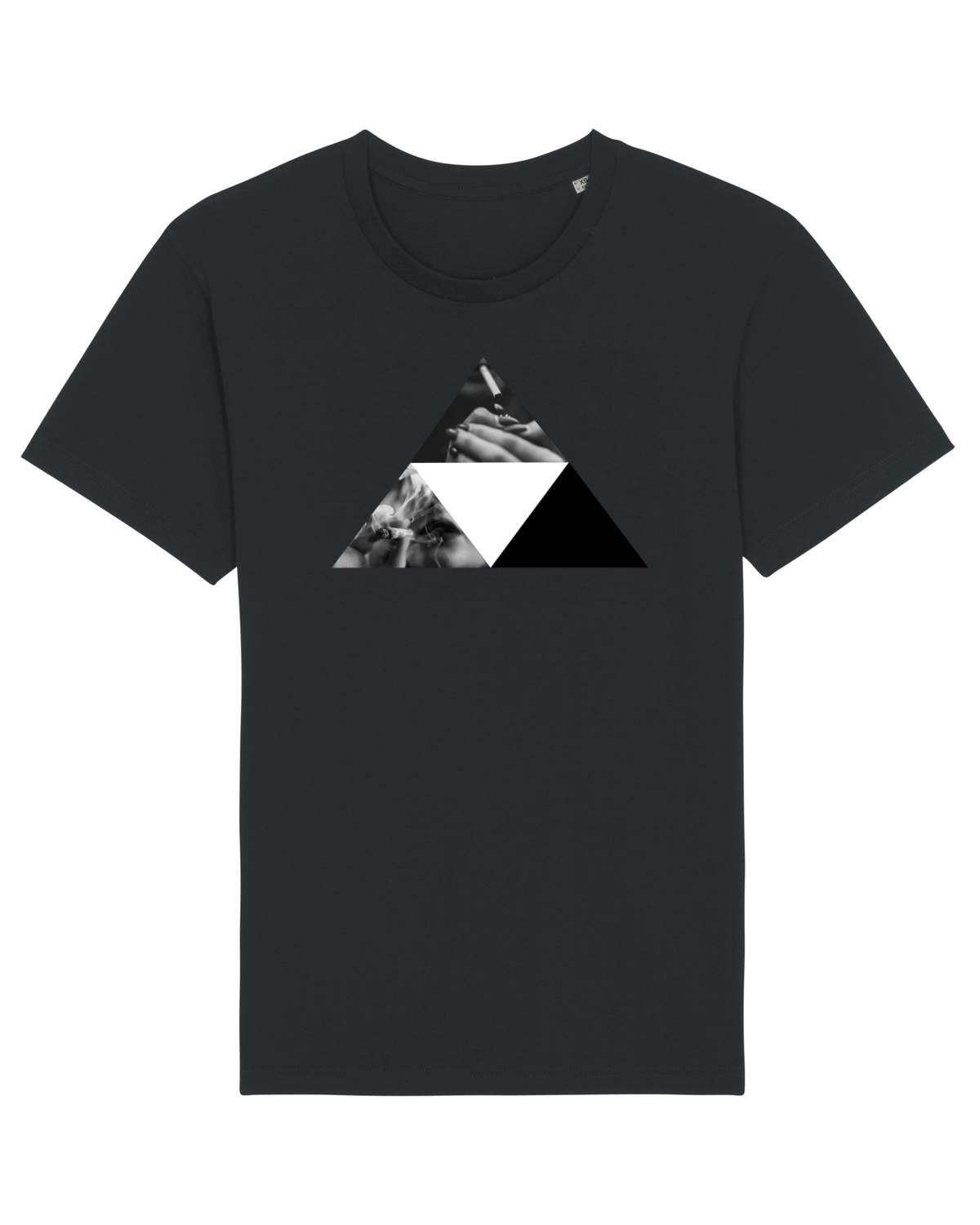 Tricou mânecă scurtă Unisex Rocker Black