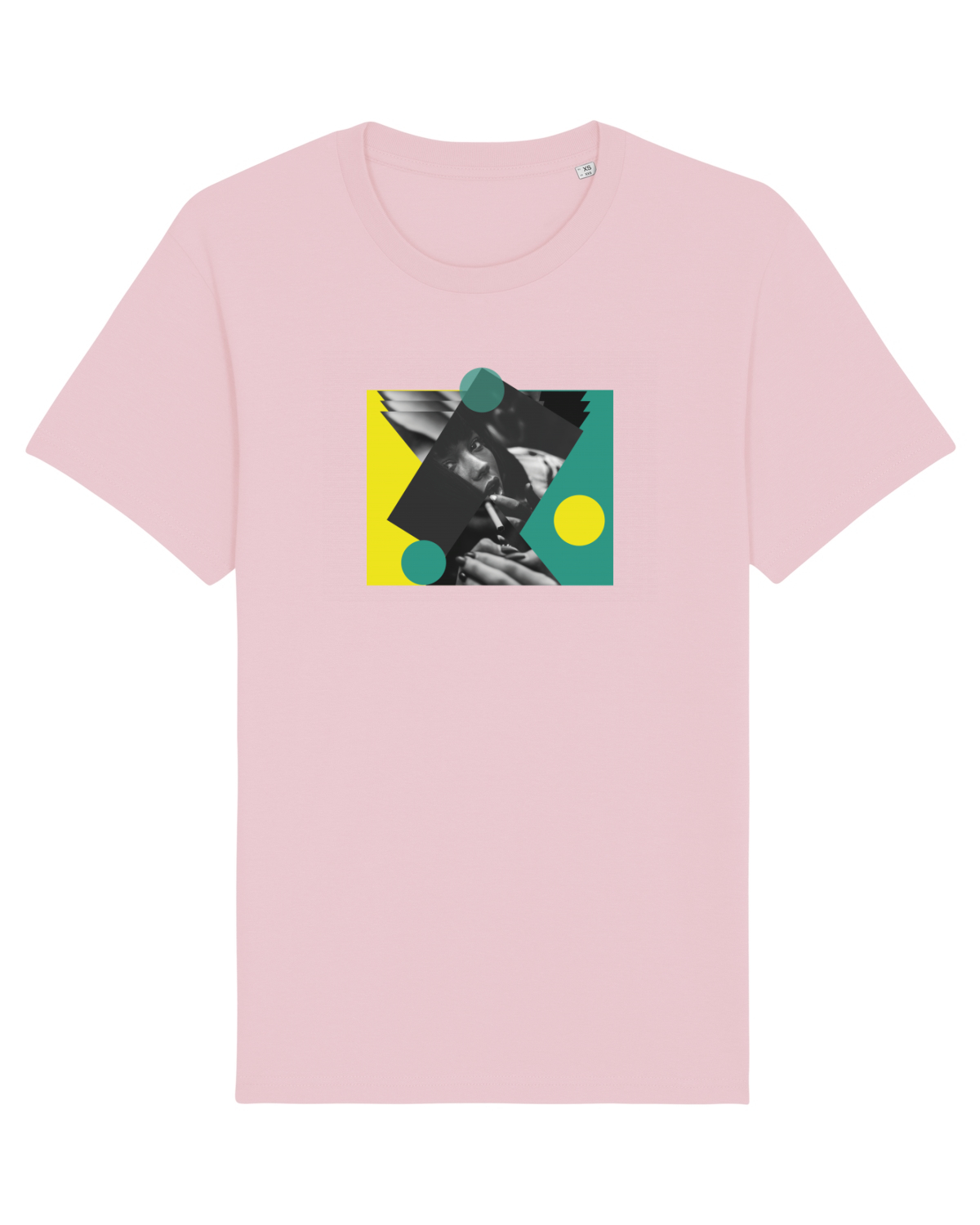 Tricou mânecă scurtă Unisex Rocker Cotton Pink