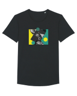 Smoking Girl Tricou mânecă scurtă guler larg Bărbat Skater