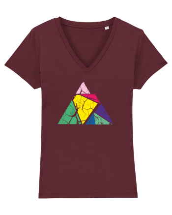 Triangle Burgundy