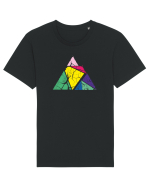Triangle Tricou mânecă scurtă Unisex Rocker