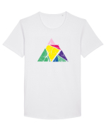 Triangle Tricou mânecă scurtă guler larg Bărbat Skater