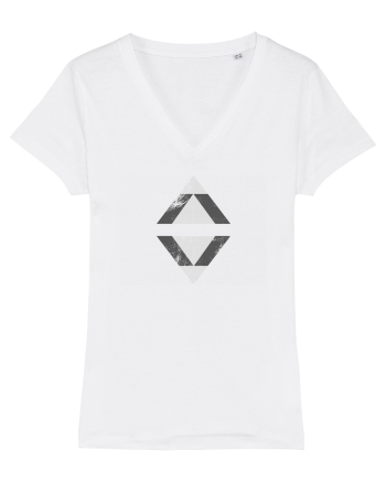 Vintage Triangle White