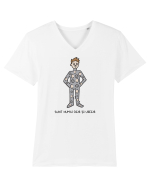 Sunt numai ochi și urechi Tricou mânecă scurtă guler V Bărbat Presenter