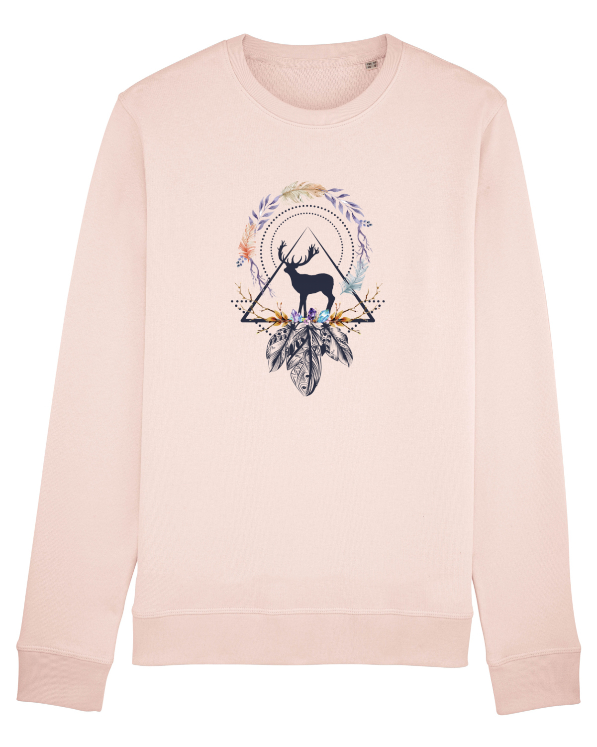 Bluză mânecă lungă Unisex Rise Candy Pink