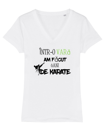 6 ani de karate  White