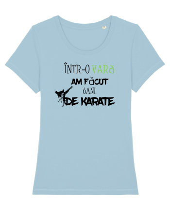 6 ani de karate  Sky Blue