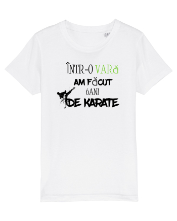 6 ani de karate  White