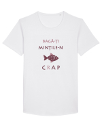 Mințile-n Cap Tricou mânecă scurtă guler larg Bărbat Skater