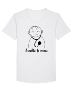 Asculta-ti inima Tricou mânecă scurtă guler larg Bărbat Skater
